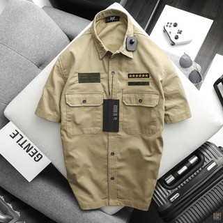 Áo Sơ Mi Nam INF Cargo Logo 4 Màu, Chất Vải Kaki Dày Dặn, SM004994, SOMEHOW