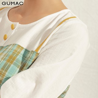 Đầm nữ phối 2 nút DA1172 GUMAC