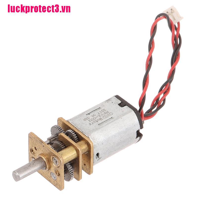 [SELL] DC 3V-12V 60RPM Slow Speed Micro Mini N20 Full Metal Gearbox Gear Reducer Motor