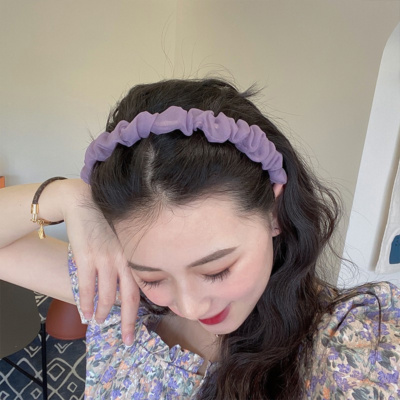 Băng Đô Cài Tóc Phong Cách Hàn Quốc Xinh Xắn Dành Cho Nữ