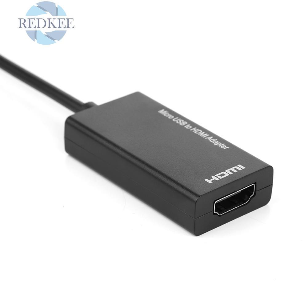 Cáp Chuyển Đổi Từ Redkee Micro Usb Sang Hdmi 1080p 5pin Sang 11pin Cho Hdtv