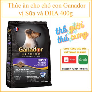Thức ăn cho chó con Ganador vị Sữa và DHA - Puppy Milk with DHA 400g