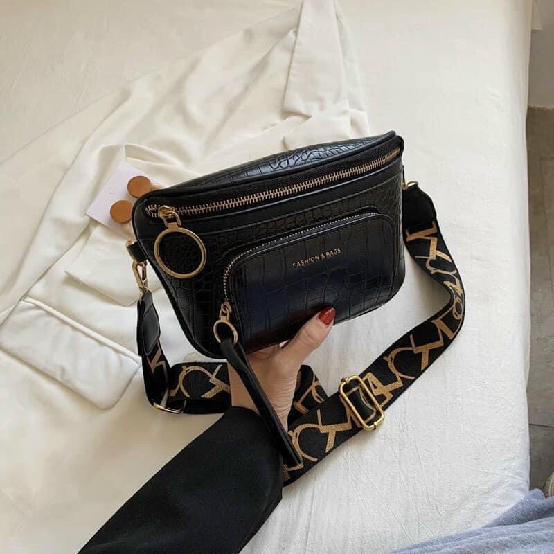 Túi đeo chéo bao tử nữ đẹp cá tính đi chơi hot trend TX43