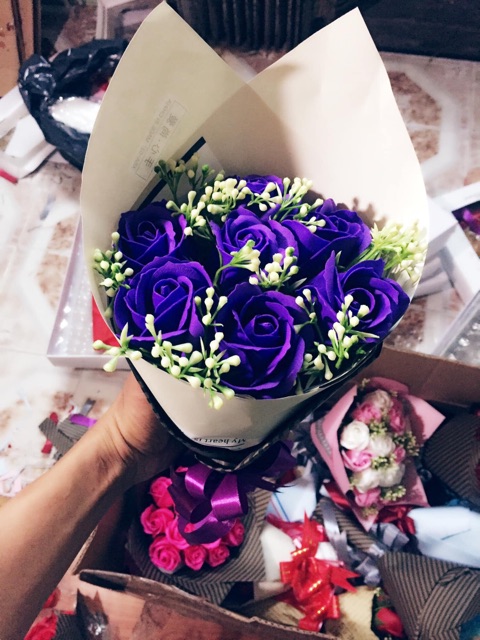 Quà tặng ngày lễ hoa hồng sáp thơm Vĩnh cửu