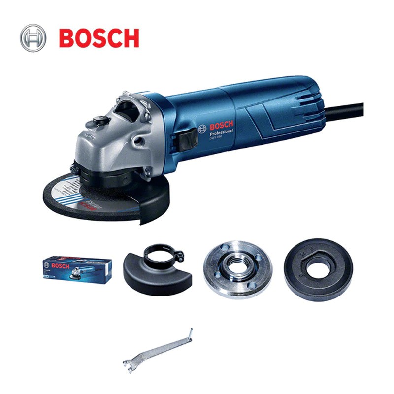 Máy mài góc BOSCH GSB 6-100 - máy cát cầm tay công suất 670W - mẫu mới 2020 siêu bền - Lõi đồng 100%