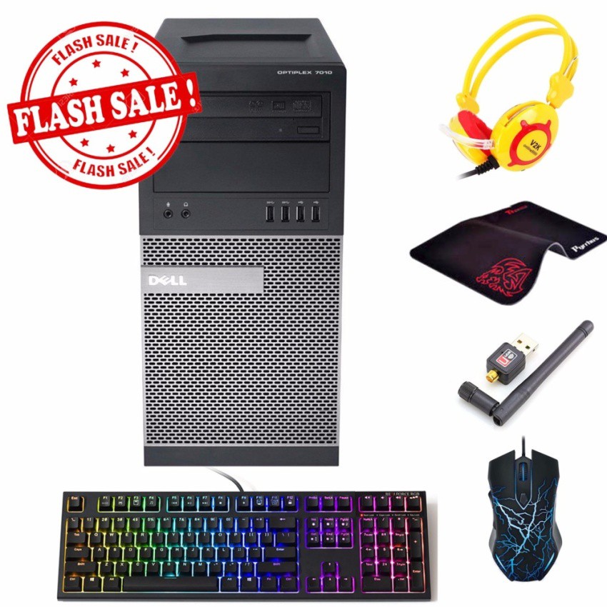 Máy tính chơi Game DELL OPTIPLEX 7010 MT (Core I7 3770, Ram 8GB, HDD 500GB) + Quà Tặng - Hàng Nhập Khẩu | BigBuy360 - bigbuy360.vn