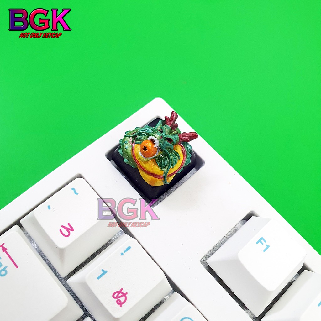 Keycap Lẻ Rồng Thần trong anime Dragon Balls SA profile 1U ( keycap resin độc lạ )( Keycap Artisan )