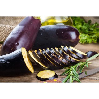 Gói 0.1GR hạt giống Cà Tím Ruột Xanh F1 SV 47 (Da tím nâu, ruột xanh)