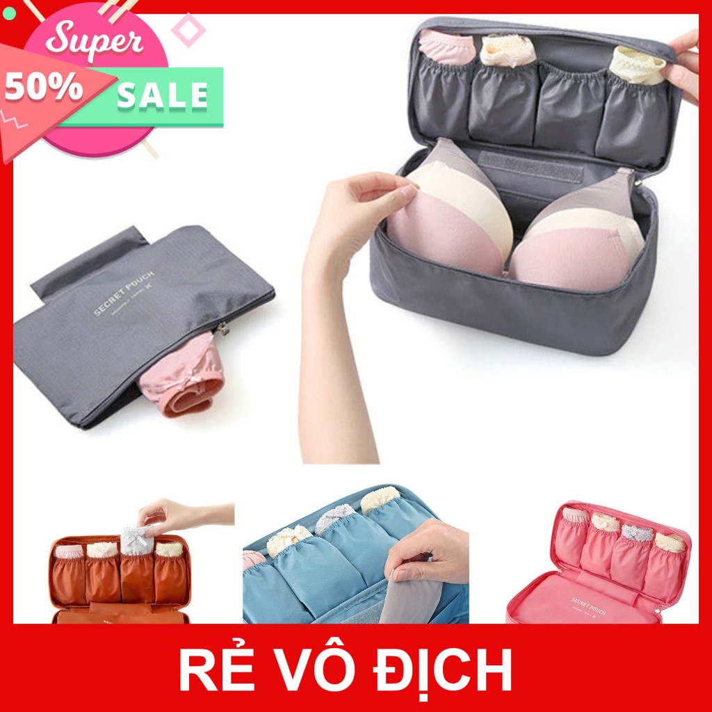 [XÃ KHO] TÚI DU LỊCH ĐỰNG ĐỒ LÓT, MỸ PHẨM CHỐNG NƯỚC [HCM]