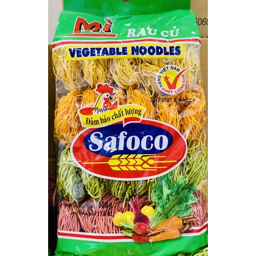 Mì Trứng Rau Củ 500gr hiệu Safoco