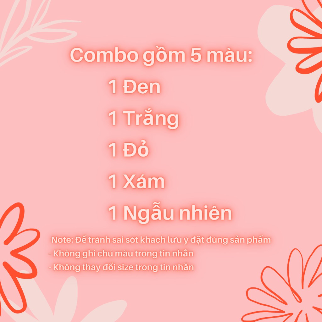 Combo 5 quần lót ren lọt khe chữ T sexy gợi cảm màu trơn KRYSTAL KQTC5-01