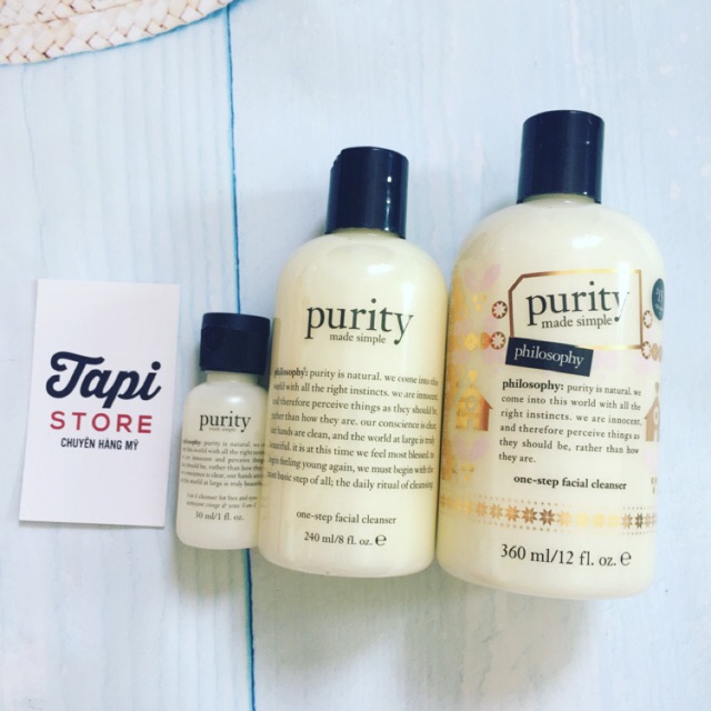 Sữa rửa mặt Philosophy purity made simple one step facial cleanser