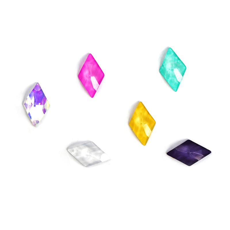 Hộp Đá 3D Nhiều Màu Trang Trí Móng Tay