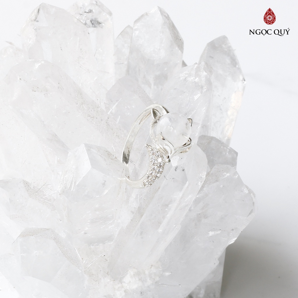 Nhẫn bạc hồ ly theo mệnh - Ngọc Quý
