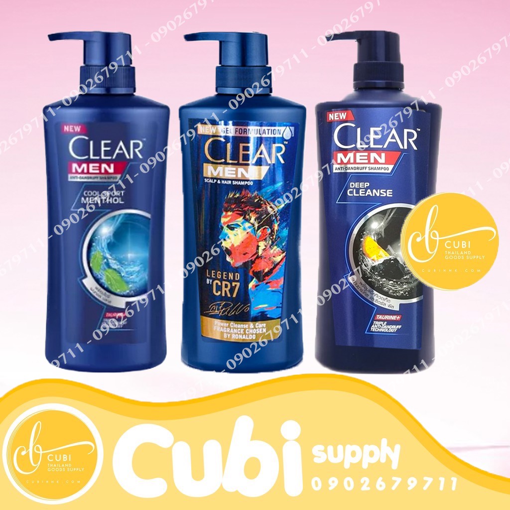 Dầu Gội Clear Men Thái Lan 450ML