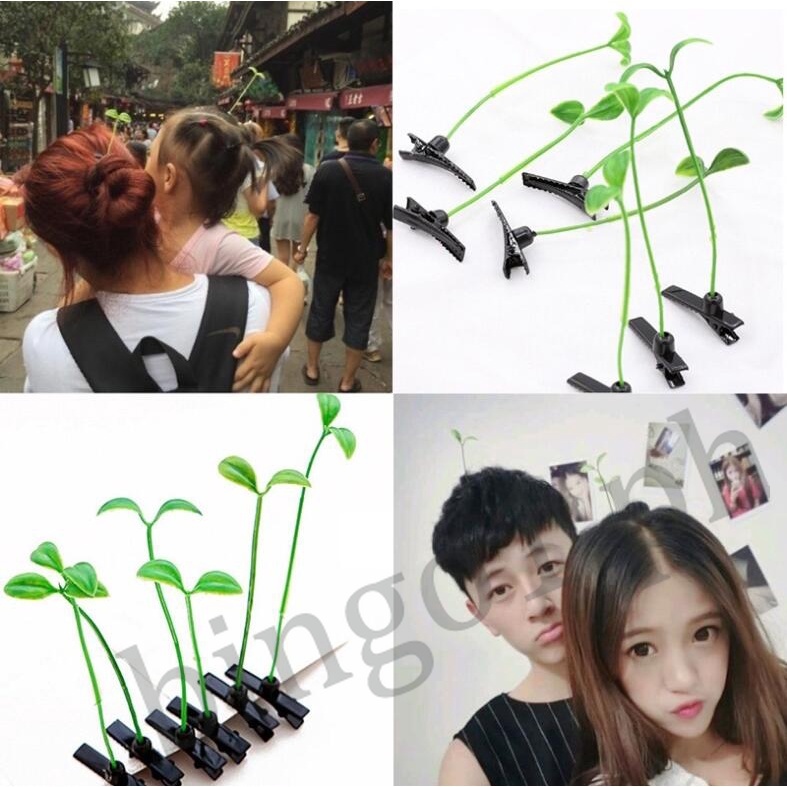 Kẹp Tóc Hình Hạt Đậu Đơn Giản Và Dễ Thương Cho Bé Gái