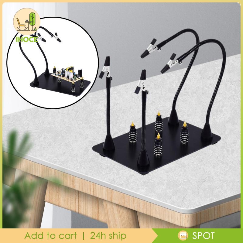 Giá Đỡ Máy Hàn Cầm Tay Ba Chân Có Thể Điều Chỉnh Kẹp Cá Sấu 4 PCB