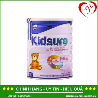 [CHÍNH HÃNG] Sữa Kidsure hộp 400g đặc trị trẻ thấp còi, suy dinh dưỡng