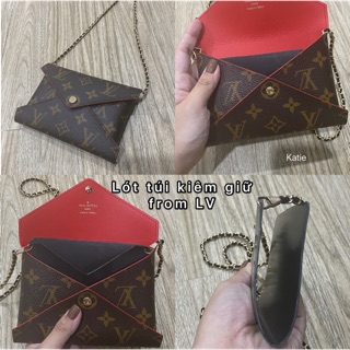 Miếng lót túi LV kiri và dây xích pha da túi LV kiri