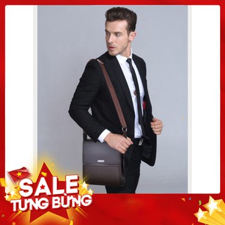Túi Xách Đeo Chéo Nam Đẹp Da PU Cao Cấp Hàng Hiệu BARNOROO Model 90113 Sự Lựa Chọn Của Người Đàn Ông Thành Đạt - Hàng nh