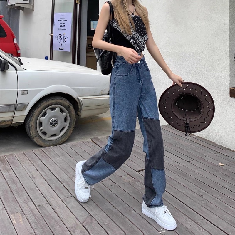 ORDER_Quần Jeans Phối Màu Cá Tính_Q03 | BigBuy360 - bigbuy360.vn