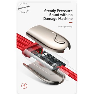Cáp sạc Chuột 3 đầu siêu bền Baseus Three Mouse 3-in-1 Cable