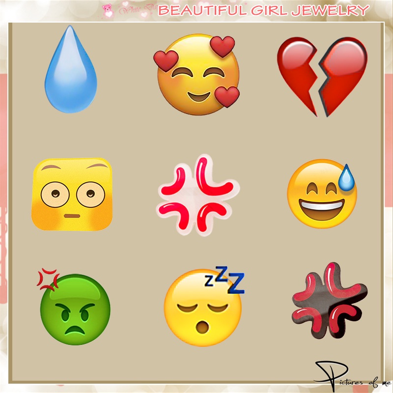 Kẹp tóc hình mặt cười/trái tim đáng yêu đẹp mắt cho nữ