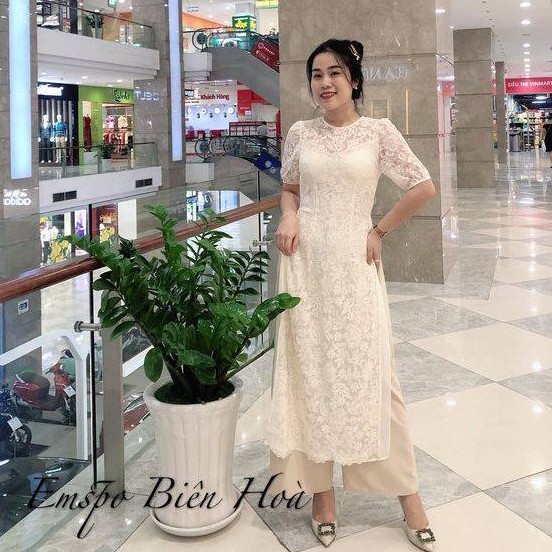 Quần suông túi chéo cài cúc kim loại Emspo QL1235