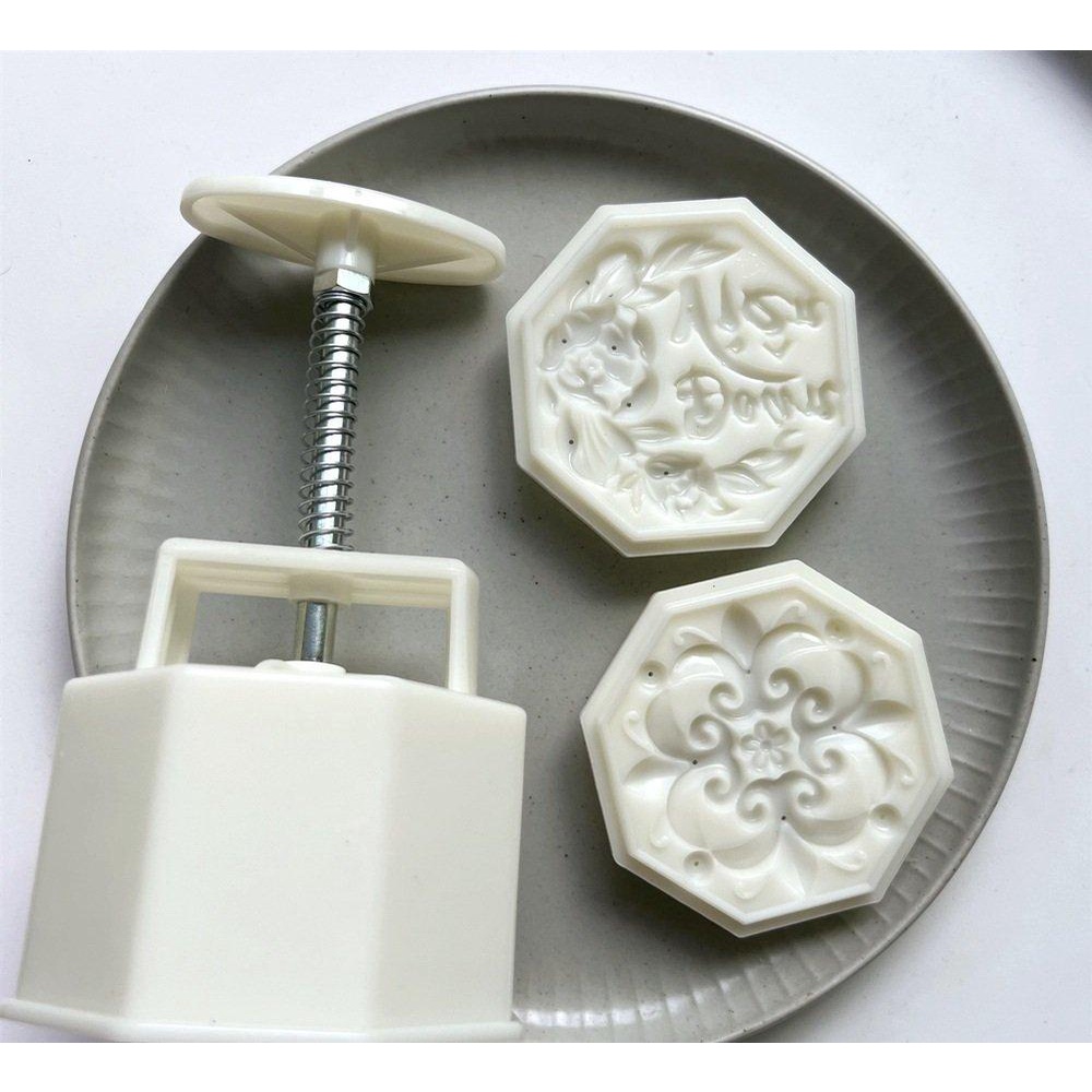 Khuôn trung thu lò xo 2 mặt 150g Đoàn Viên 22⚡ CAO CẤP ⚡ khuôn bánh trung thu mẫu mới nổi bật
