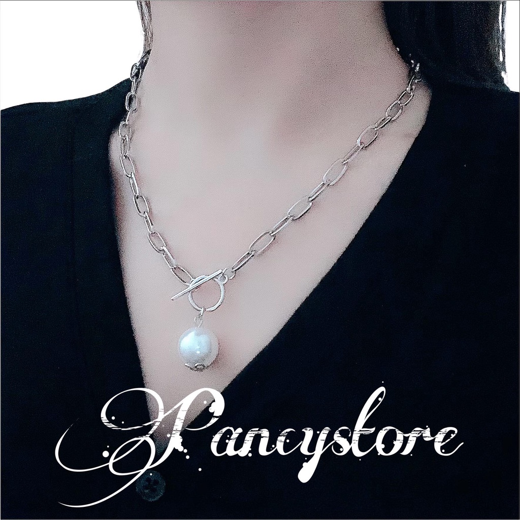 dây chuyền vòng cổ dây xích thanh tròn