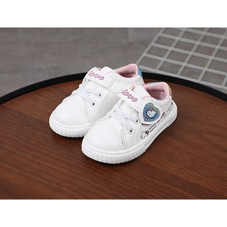 giày bé gái size 16-26 kitty da mềm