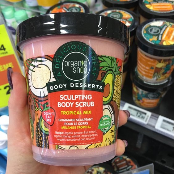 Tẩy Tế Bào Chết Cà Phê Toàn Thân Organic Shop Body Desserts Scrub