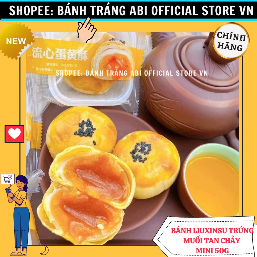 1KG 20 CÁI BÁNH PÍA NƯỚNG TRỨNG CHẢY EGG YORK ĐÀI LOAN NSX MỚI CÓ TEM PHỤ