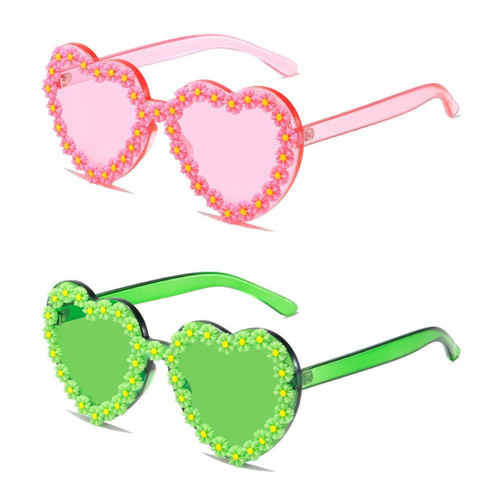 Kính Mát Hình Trái Tim Chống Tia UV400 Thời Trang Cho Nữ