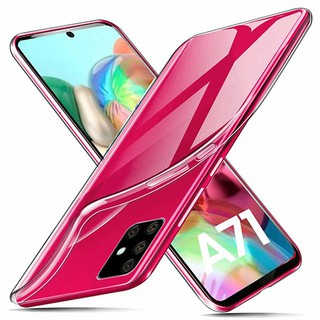 Ốp dẻo trong suốt cho Samsung Galaxy A71 (Hàng loại A)