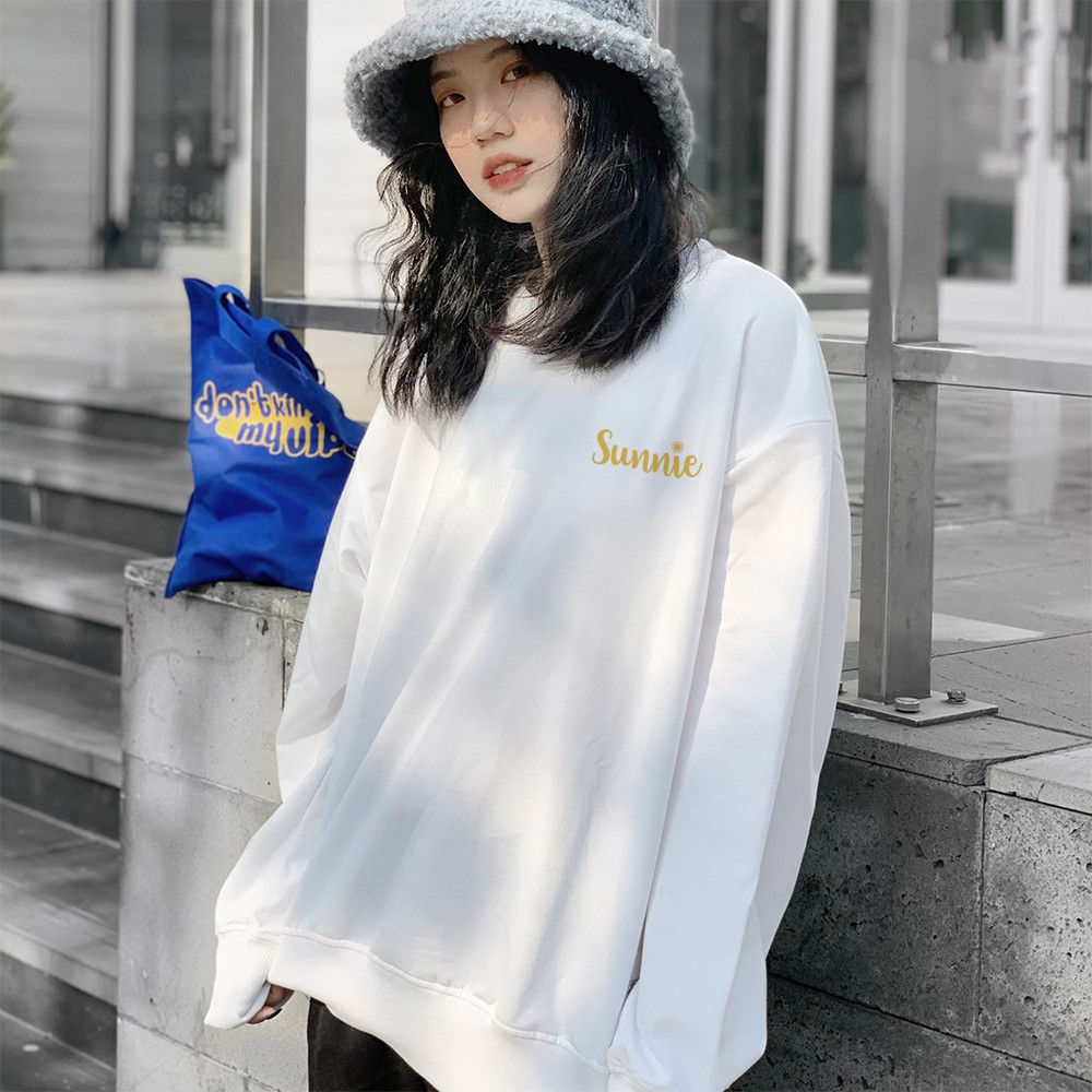 [Freeship đơn từ 0đ] Áo sweater unisex oversize thu đông Sunnie