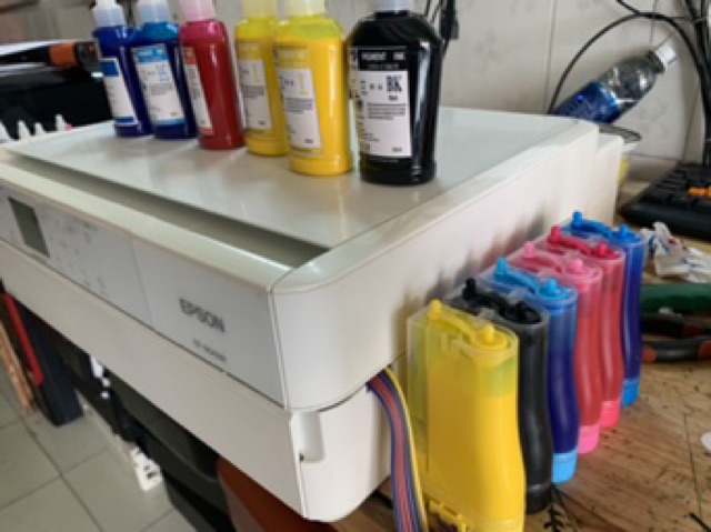 Máy in ảnh epson 804a mực dye không bay màu và 600ml đi kèm | BigBuy360 - bigbuy360.vn