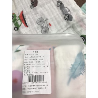sét 3 khăn sữa sợi tre muslin tree