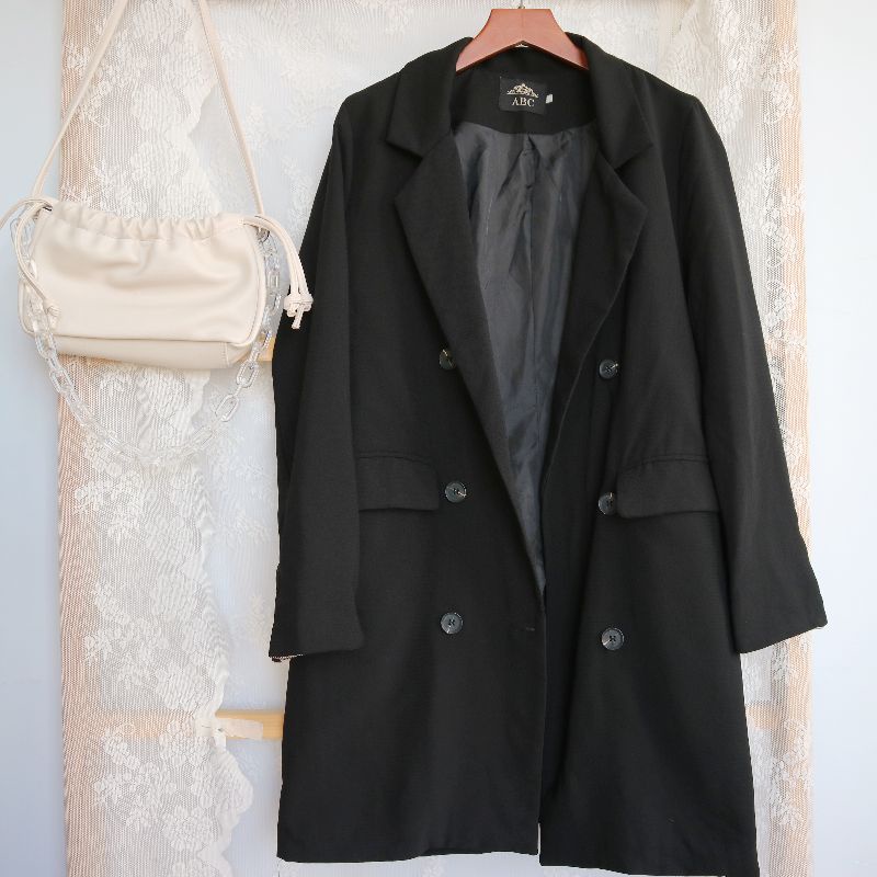 BLAZER ĐEN DÁNG DÀI