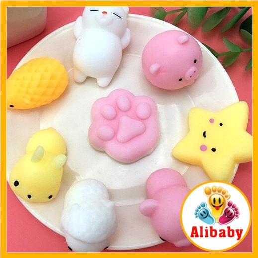 Đồ chơi squishy mochi hình thú xinh xắn đáng yêu mềm mịn giúp giải tỏa căng thẳng E314