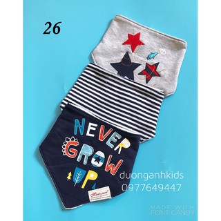 Set 3 yếm tam giác