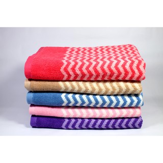 Khăn tắm cotton 70*140 kẻ sóng hoakoyo h05-02