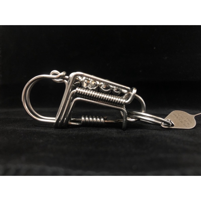 Móc khoá inox thần tài gõ cửa