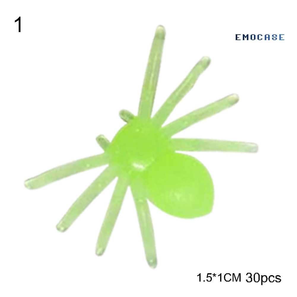 Set 30 Nhện Giả Bằng Nhựa Dùng Để Trang Trí Halloween