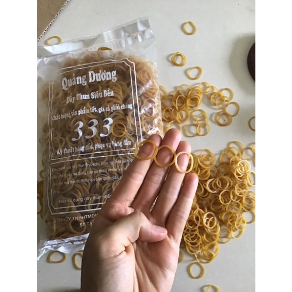 100g vòng chun vàng - dây thun, dây nịt đường kính 2cm siêu dai