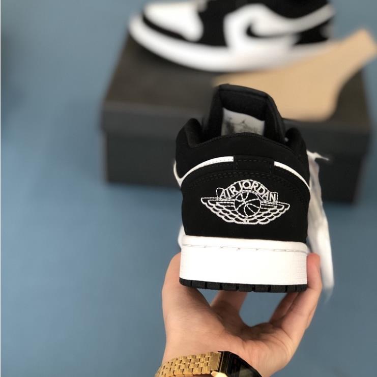🐉🐉🐉FREE SHIP🐉🐉🐉 [Bản Da thật] Giày Sneaker Jd 1 Low "Panda" black white thấp cổ chất lượng nguyên bản MSN3127 | BigBuy360 - bigbuy360.vn