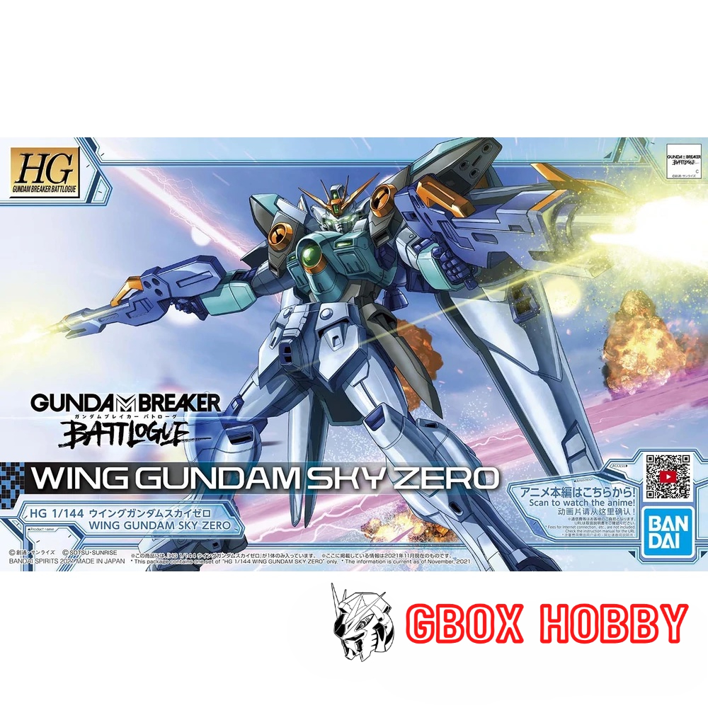 Gundam HG Wing Gundam Sky Zero Breaker Battlogue HGBB 09 Bandai 1/144 Mô hình nhựa lắp ráp