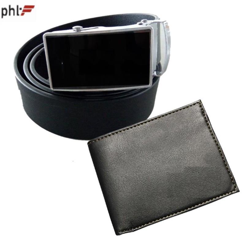 Combo dây nịt và ví da nam cao cấp phl Fashion - CB001 siêu rẻ