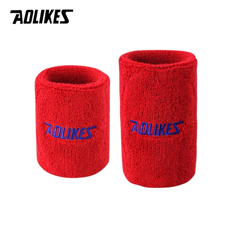 Băng Cổ Tay, Băng Đô  Chặn Mồ Hôi Tay Chơi Thể Thao, Tập Gym, Tennis Aolikes 0235  Chính Hãng (1 Chiếc)