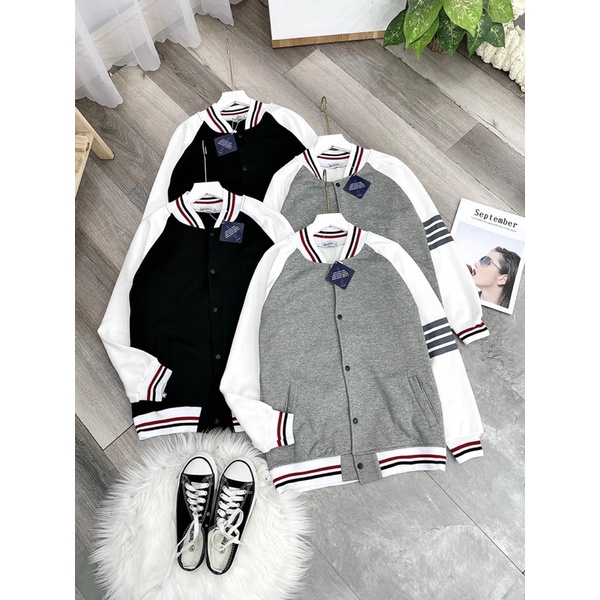 Áo khoác bomber nỉ thom (kèm ảnh thật)